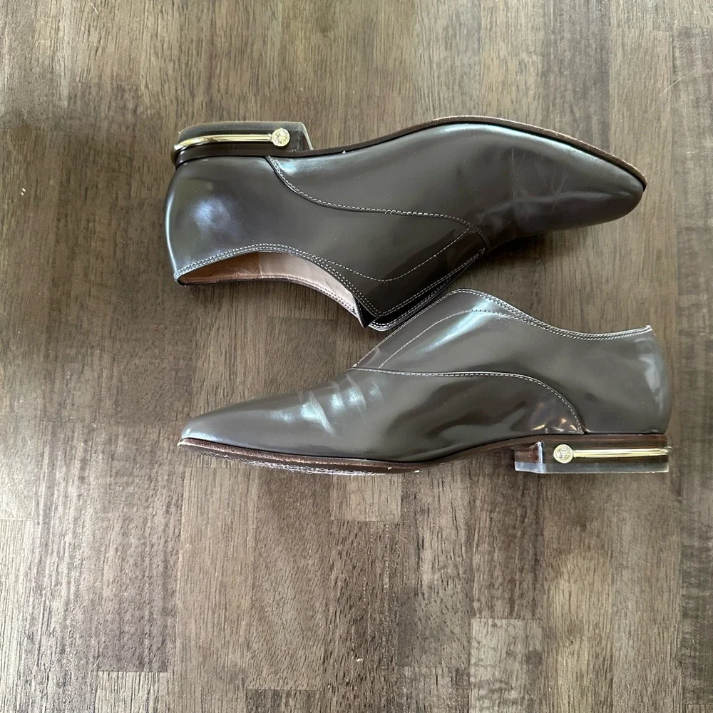 Tory Burch - Ryder Loafer - Espresso - Women Size 8.5- Pre Owned- style 32431